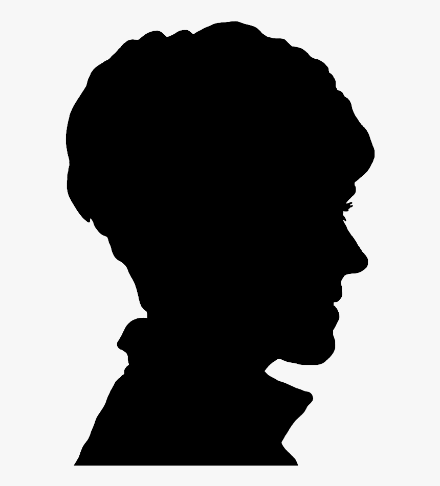 Face Silhouette Of Young Woman - Boy Face Silhouette Png, Transparent Png, Free Download