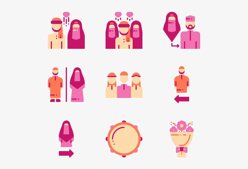 Color Icons Honey Moon, HD Png Download, Free Download