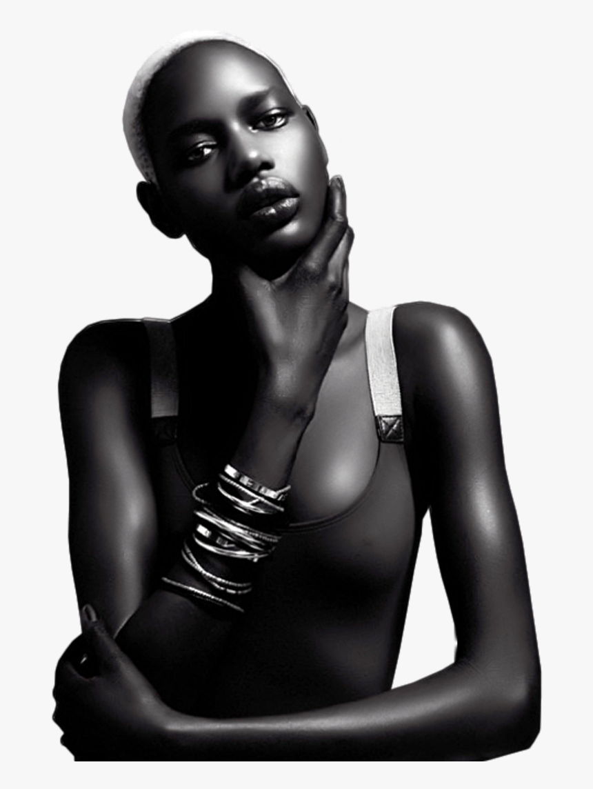 Black Model Png - Ajak Deng, Transparent Png, Free Download