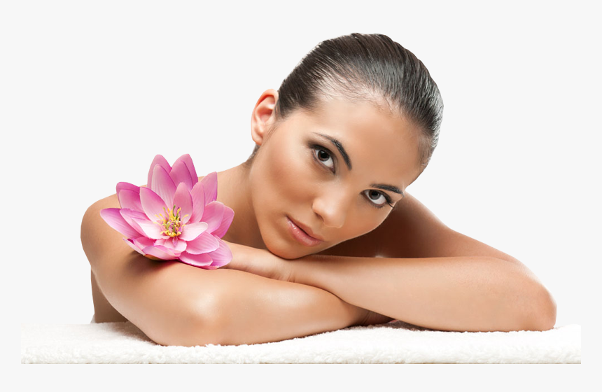 Download Beautiful Girl Png Photos - Woman Flower Spa, Transparent Png, Free Download