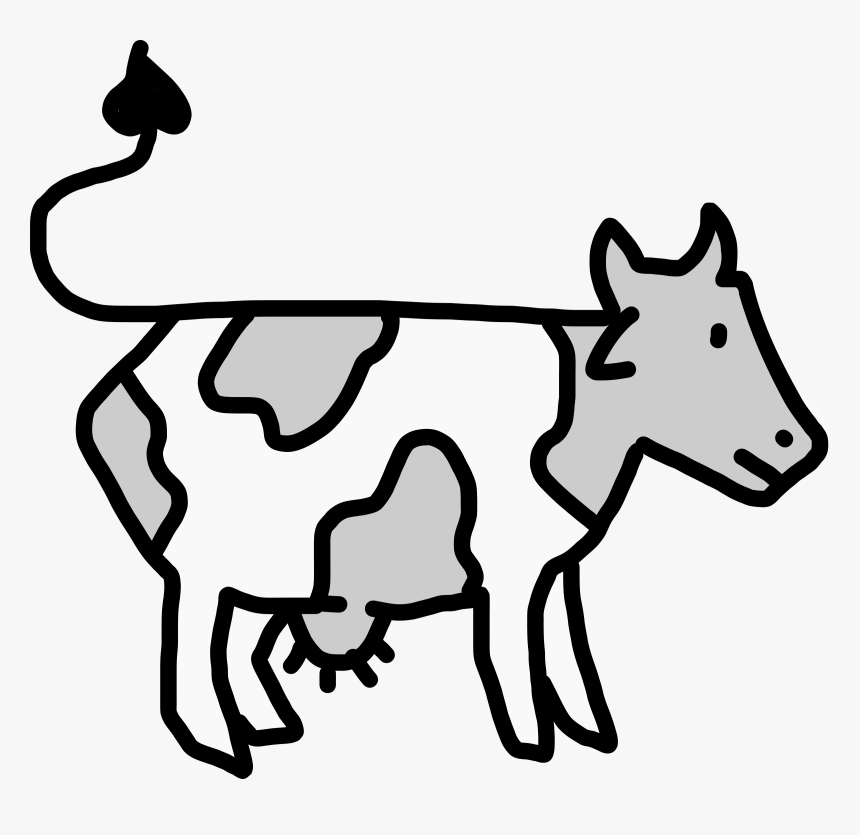 New 2018 Images Cow Vector Free Download - Cattle Egret And Cattle Drawing, HD Png Download, Free Download