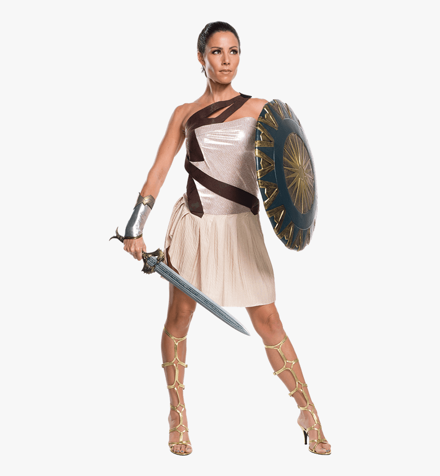 Adult Deluxe Wonder Woman Beach Battle Costume - Wonder Woman Halloween Costumes, HD Png Download, Free Download