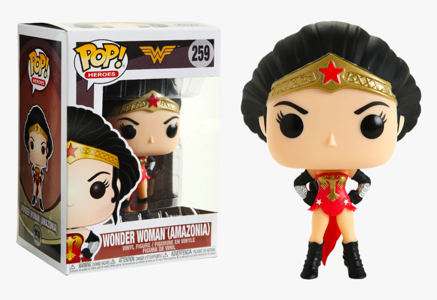 Amazonia Wonder Woman Pop Vinyl Figure - Wonder Woman Amazonian Pop, HD Png Download, Free Download