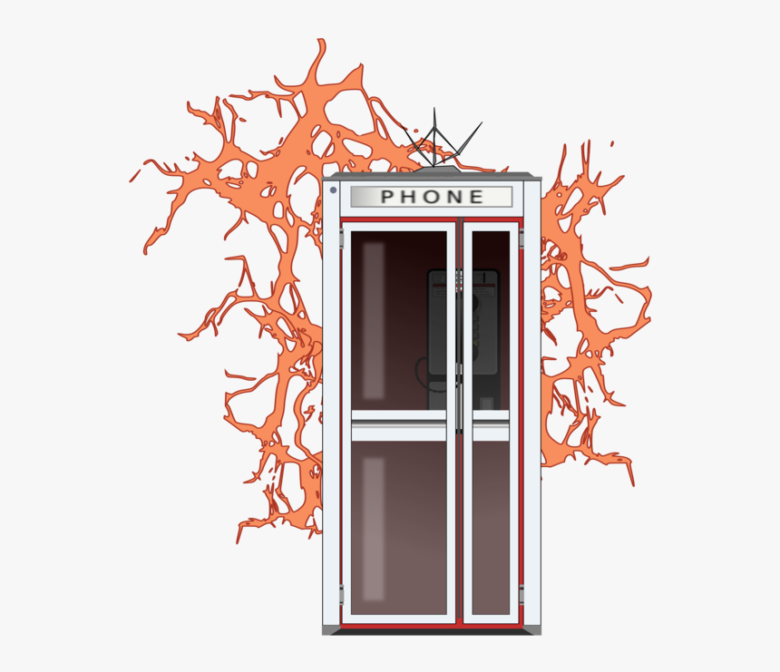 Door,tree,window - Bill And Ted Phone Booth Png, Transparent Png, Free Download