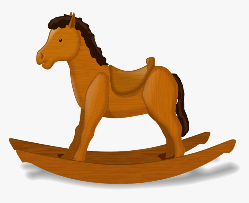 Free Horse Clipart Rocking Horse Childs Toy Free Vector - Rocking Horse Png, Transparent Png, Free Download