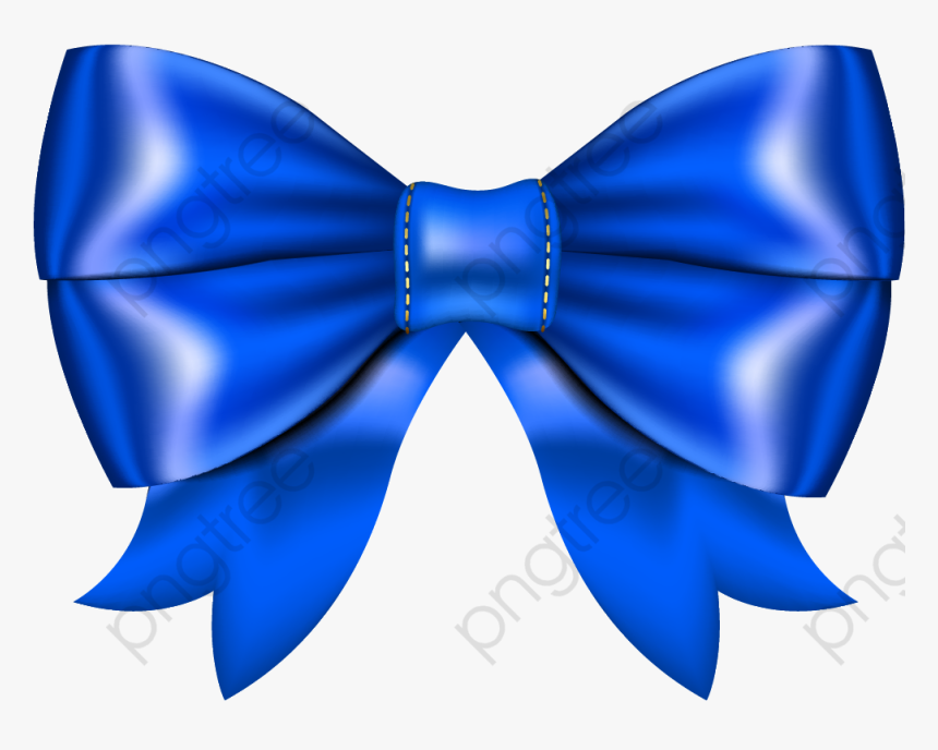 Blue Bow Clip Art Free PNG Image｜Illustoon