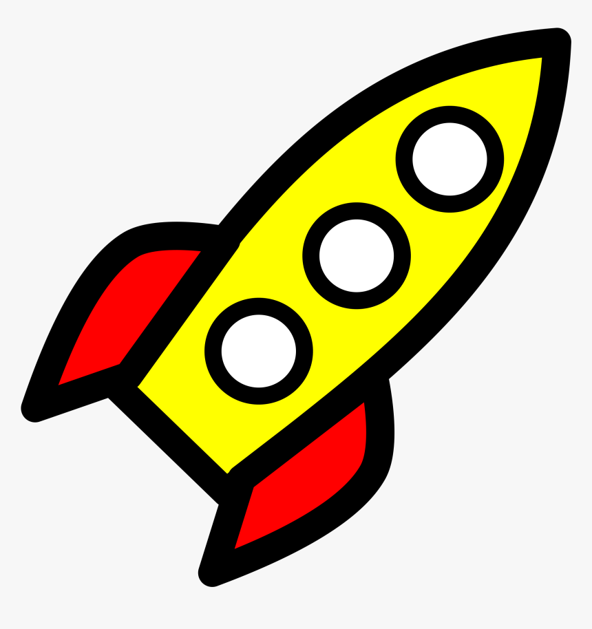 Three Window Rocket Clip Arts - Cartoon Rocket, HD Png Download, Free Download