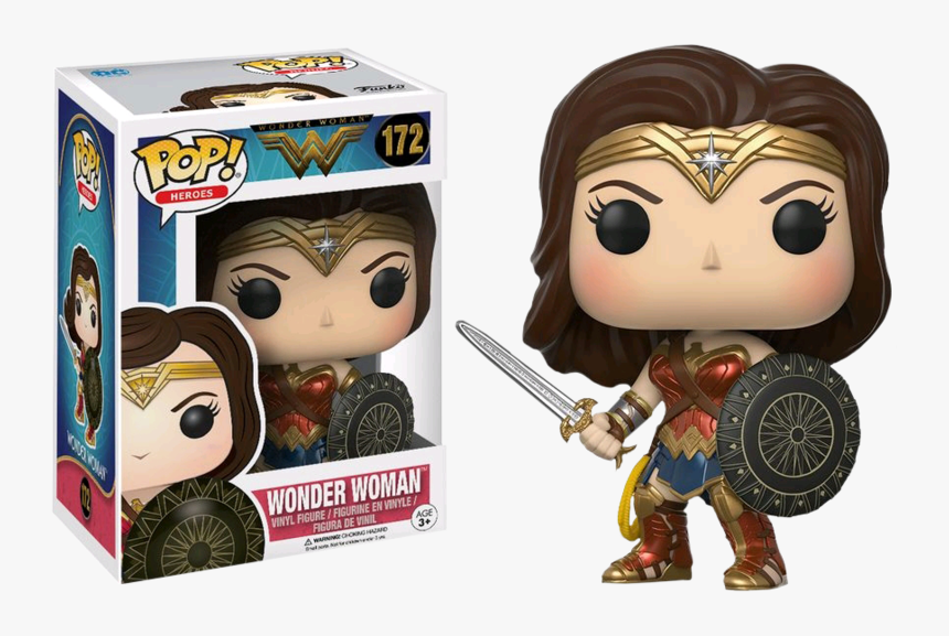 Wonder Woman Movie Funko Pop, HD Png Download, Free Download