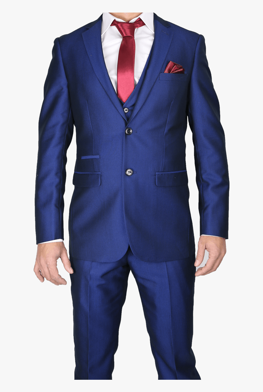 Transparent Suit And Tie Png - Royal Blue Suit With Burgundy Tie, Png ...