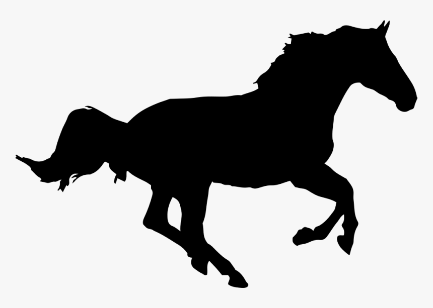 Horse Running Silhouette - Instagram Highlight Cover Horse, HD Png Download, Free Download