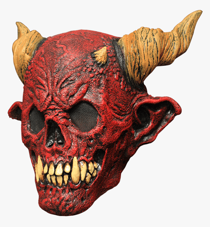 Red Death Mask - Horned Satanic Mask, HD Png Download, Free Download