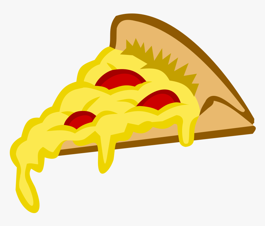 Pizza With Cheese Clipart - Pizza Slice Vector Png, Transparent Png, Free Download