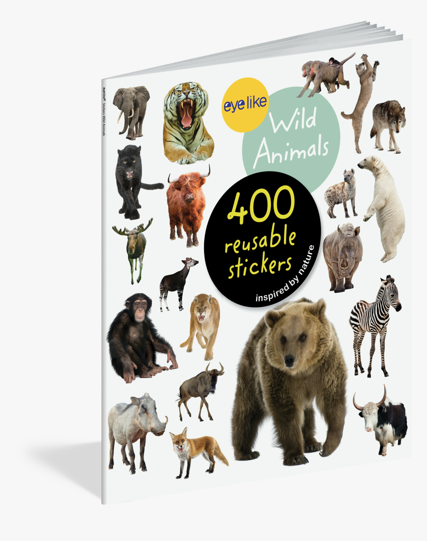 Cover - Eyelike Stickers Wild Animals, HD Png Download, Free Download