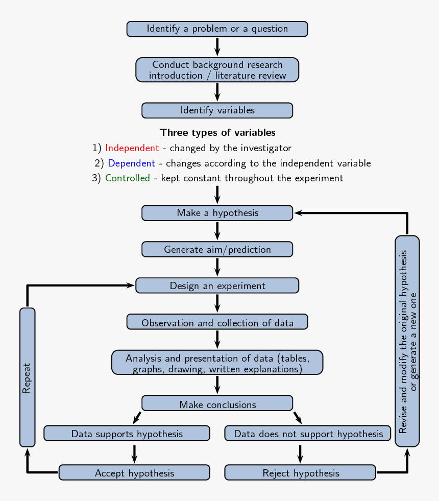 Scientific Method Aim Hypothesis, HD Png Download, Free Download