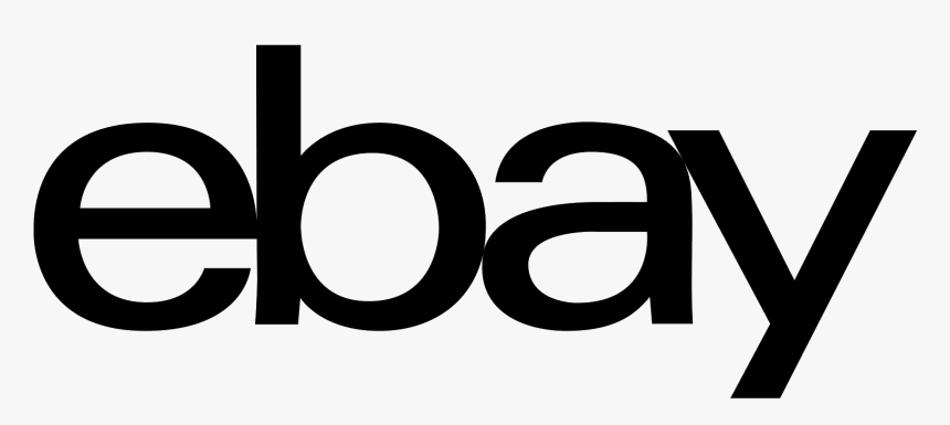 Ebay Logo Png Transparent - Ebay Black And White, Png Download, Free Download