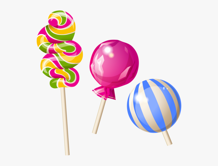 Candy Transparent - Candyland Lollipop Clipart, HD Png Download, Free Download