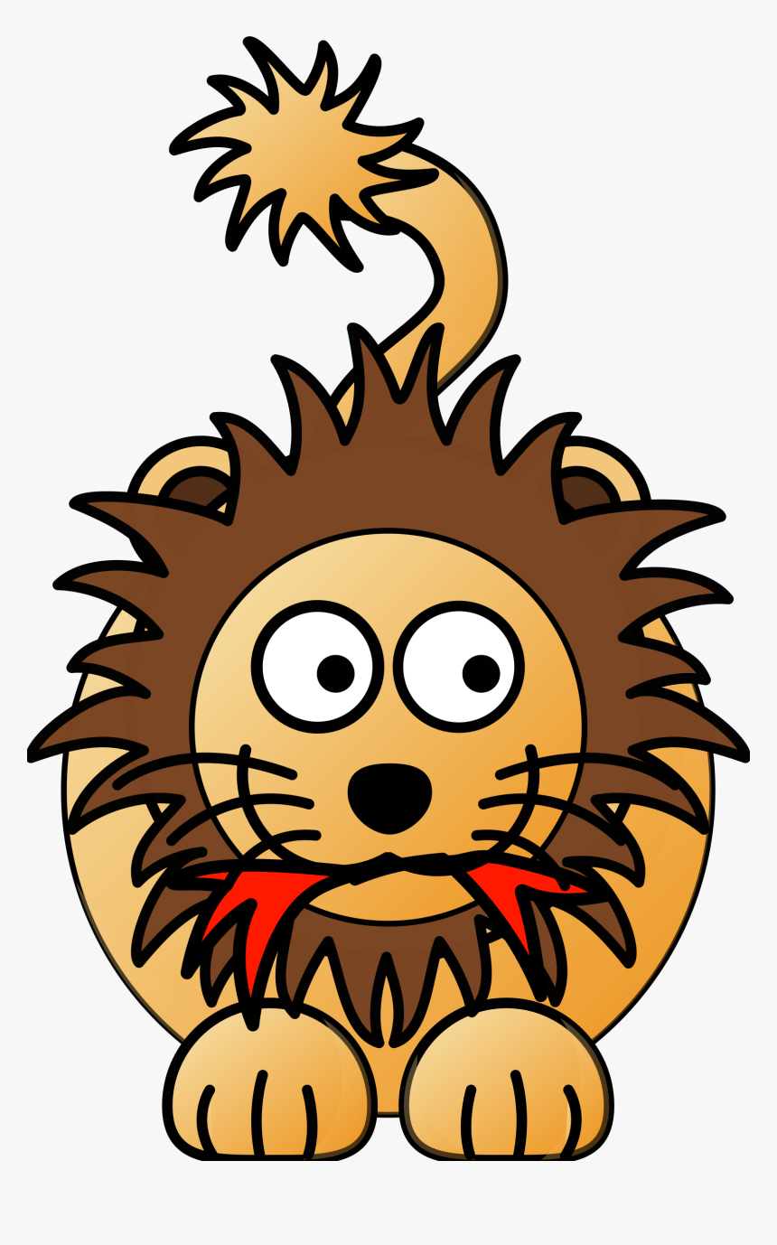 Lion Cartoon Clip Art, HD Png Download, Free Download