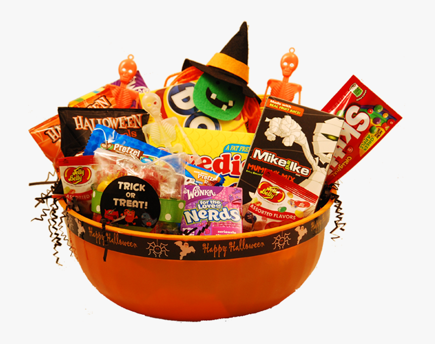 Halloween Candy Png -happy Haunting Halloween Gift - Halloween Candy Bucket Png, Transparent Png, Free Download