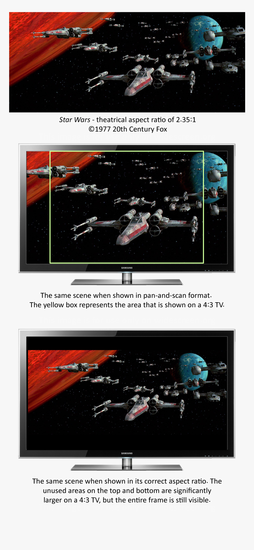 Pan And Scan Vs Letterbox Example - Letterbox Vs Widescreen, HD Png Download, Free Download