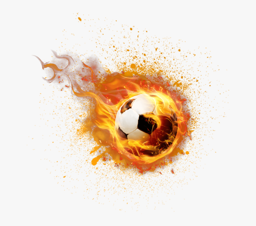 Fire Football Png Image Free Download Searchpng - Fire Transparent Football Png, Png Download, Free Download