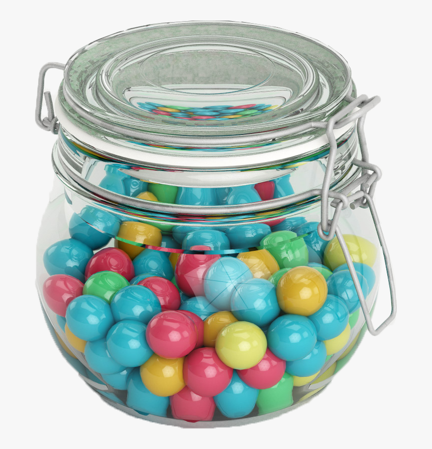 Jar Transparent Candy - Jar Of Candy Png, Png Download, Free Download