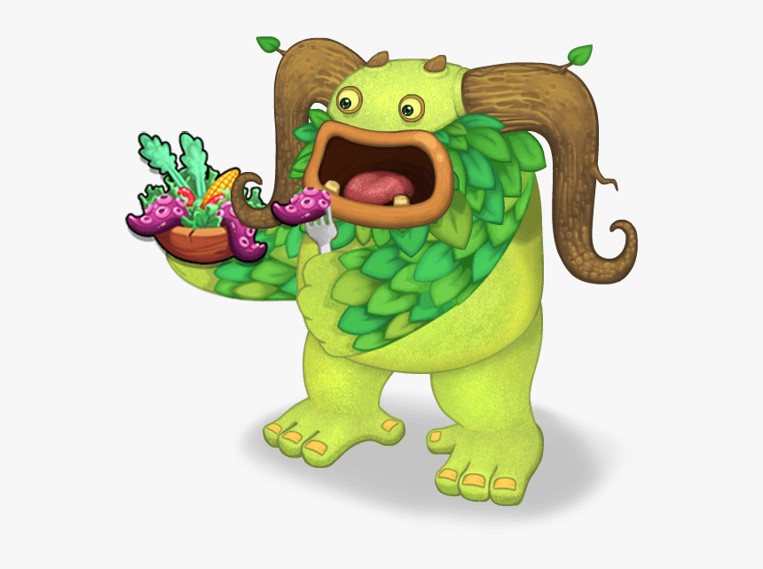 Entbrat Eating Squid Salad - My Singing Monsters, HD Png Download, Free Download
