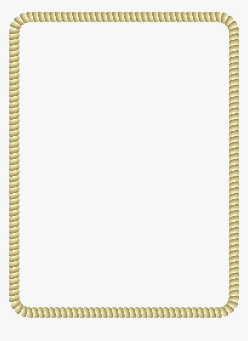 Lasso Clipart Rectangle Rope Border - Rope Border Clipart, HD Png Download, Free Download