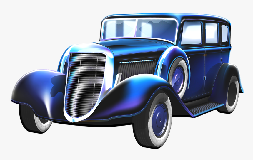 Gangster Car, Old Car, Automobile, Mobster, Nostalgia - Old Automobile, HD Png Download, Free Download