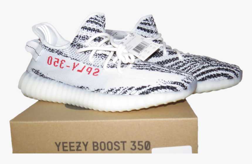 Image Of Adidas Yeezy Boost V2 "zebra - Sneakers, HD Png Download, Free Download