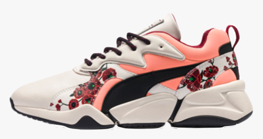 Puma Nova X Sue Tsai Wildflowers Orange - Puma X Sue Tsai, HD Png Download, Free Download