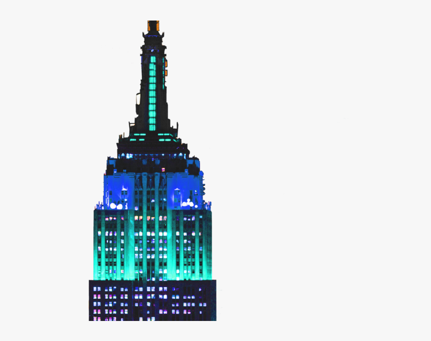 Empire State Building Spanish Flag, HD Png Download, Free Download