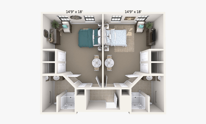 Studio Floorplan - Floor Plan, HD Png Download, Free Download