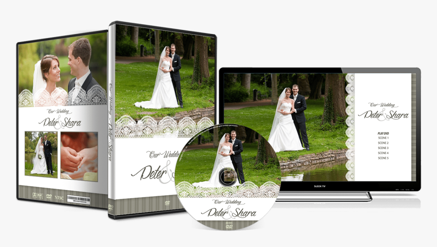 Wedding Dvd Green Cover Design, HD Png Download, Free Download