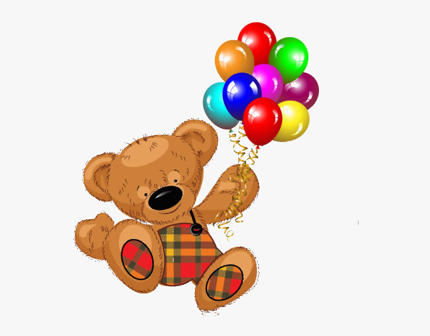 Teddy Bear Happy Birthday Png, Transparent Png, Free Download