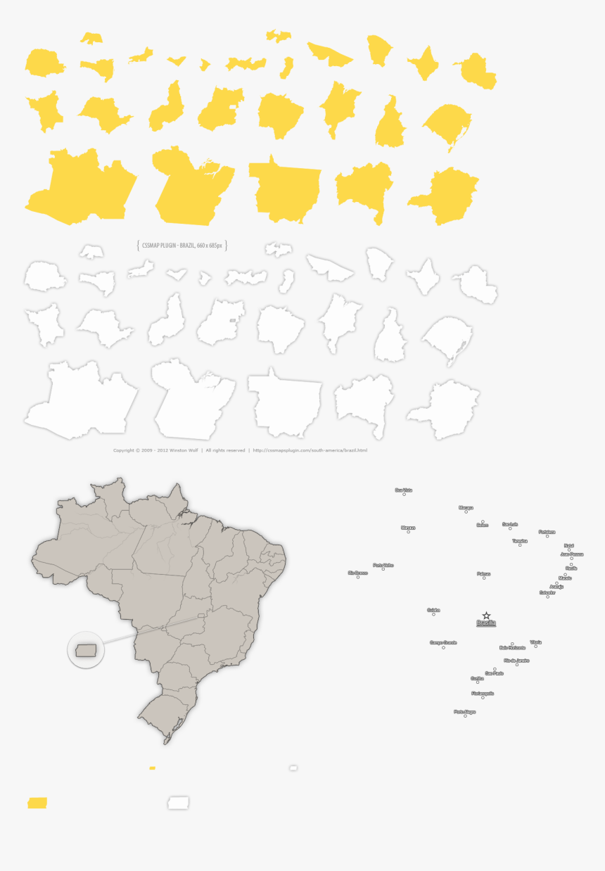 Regiões Do Brasil Em Ingles, HD Png Download, Free Download