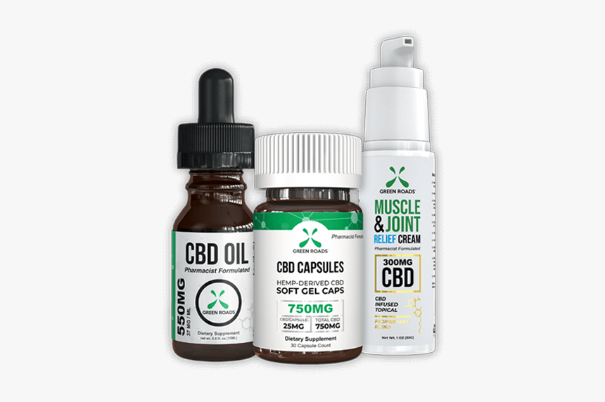 Cbd Products Png - 100mg Green Roads Cbd Oil, Transparent Png, Free Download