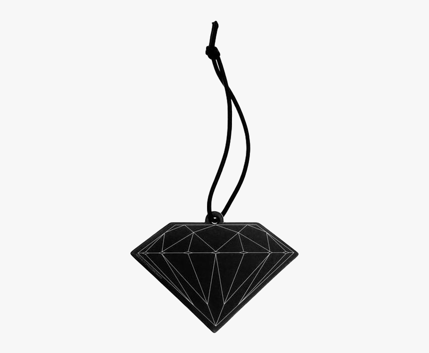 Diamond Supply Co Air Freshener Black - Locket, HD Png Download, Free Download