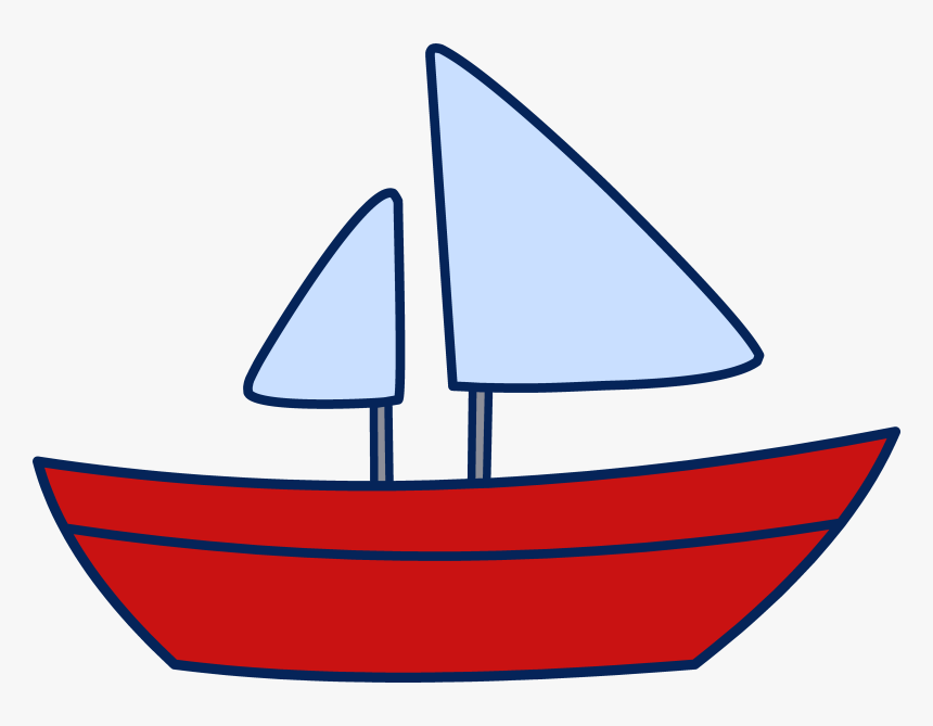 Collection Of Sailboat - Transparent Background Boat Clipart, HD Png Download, Free Download