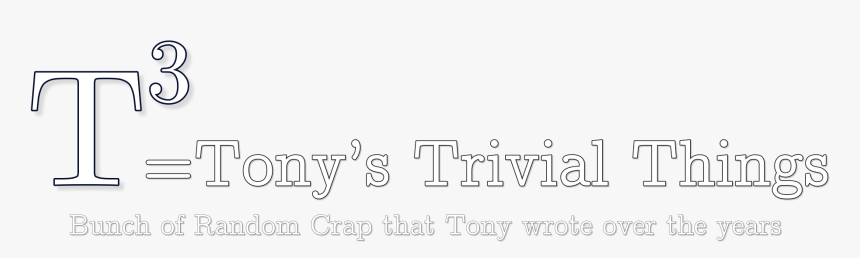 Tony"s Trivial Things - Calligraphy, HD Png Download, Free Download