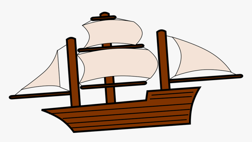 Cartoon Sailboat 23, Buy Clip Art - Greek Ship Clip Art, HD Png Download, Free Download