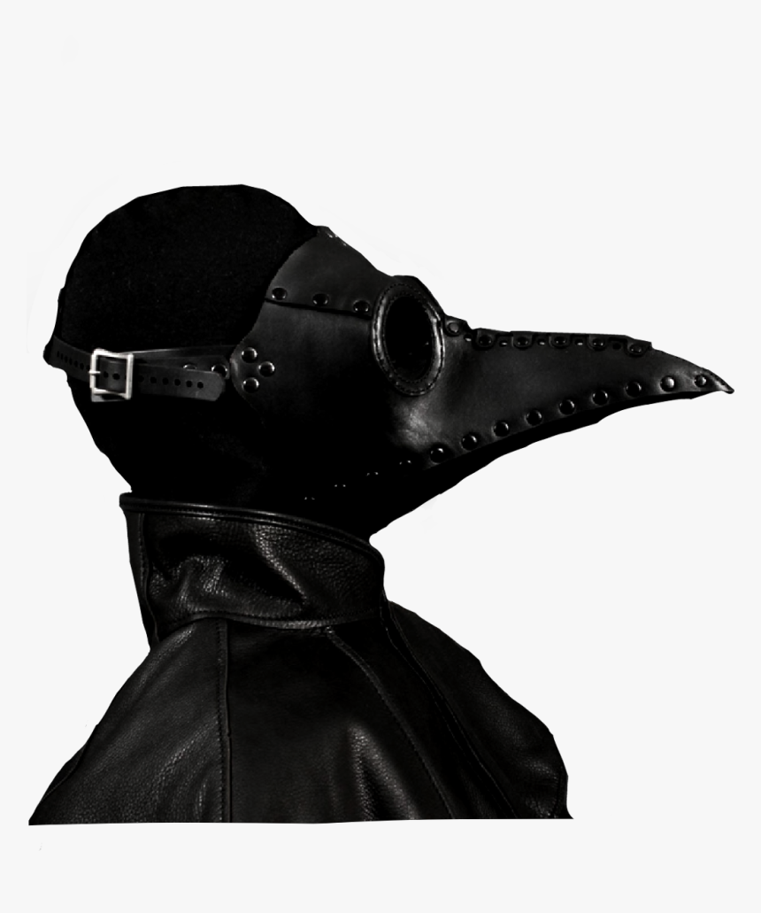 #mask #shadow #plague #plaguedoctor #doctormask #plaguedoctormask - Leather, HD Png Download, Free Download