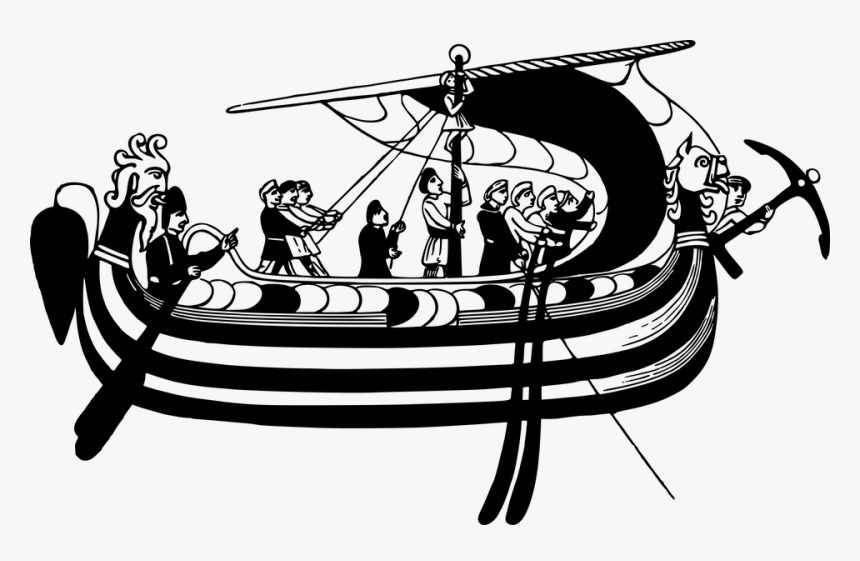 Boat, Norman, Ocean, Sail, Sailing, Sea, Ship - Crew Of A Ship Clipart, HD Png Download, Free Download