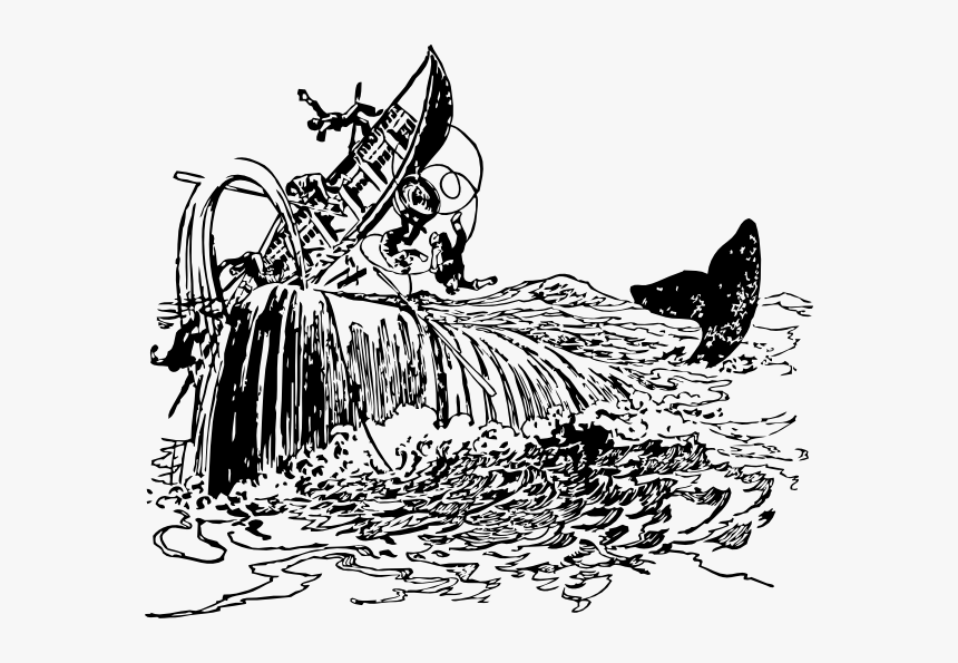 Whale Filps Boat Svg Clip Arts - Whaling Clipart, HD Png Download, Free Download