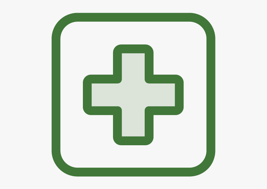 Green Medical Cross Icon, HD Png Download, Free Download