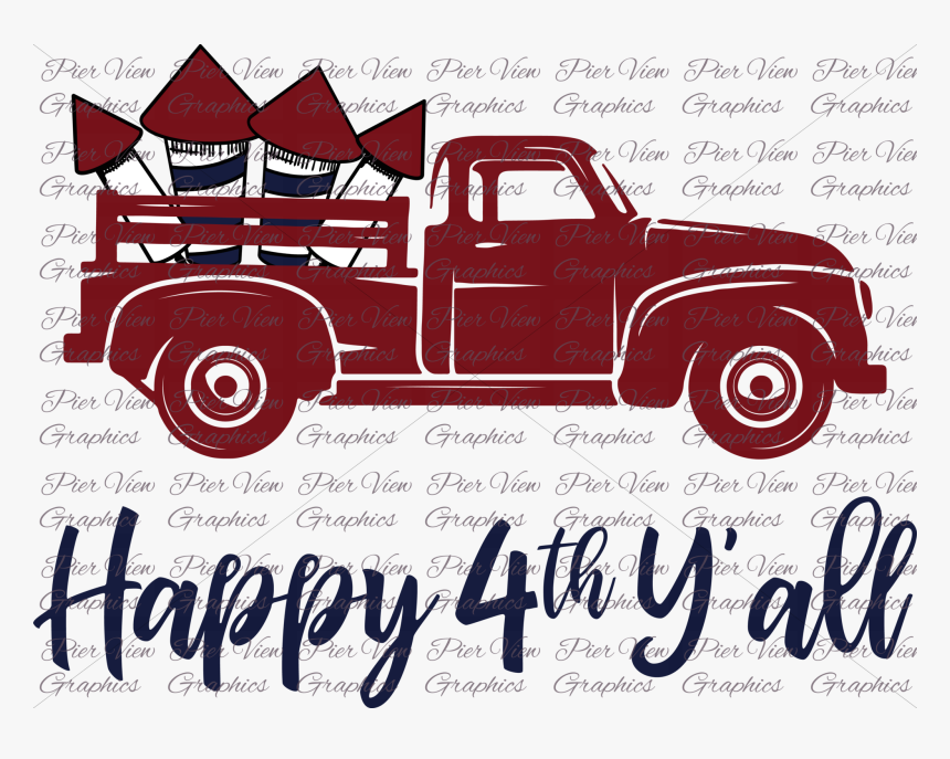 Transparent Vintage Truck Clipart - Happy Birthday Svg Free, HD Png Download, Free Download