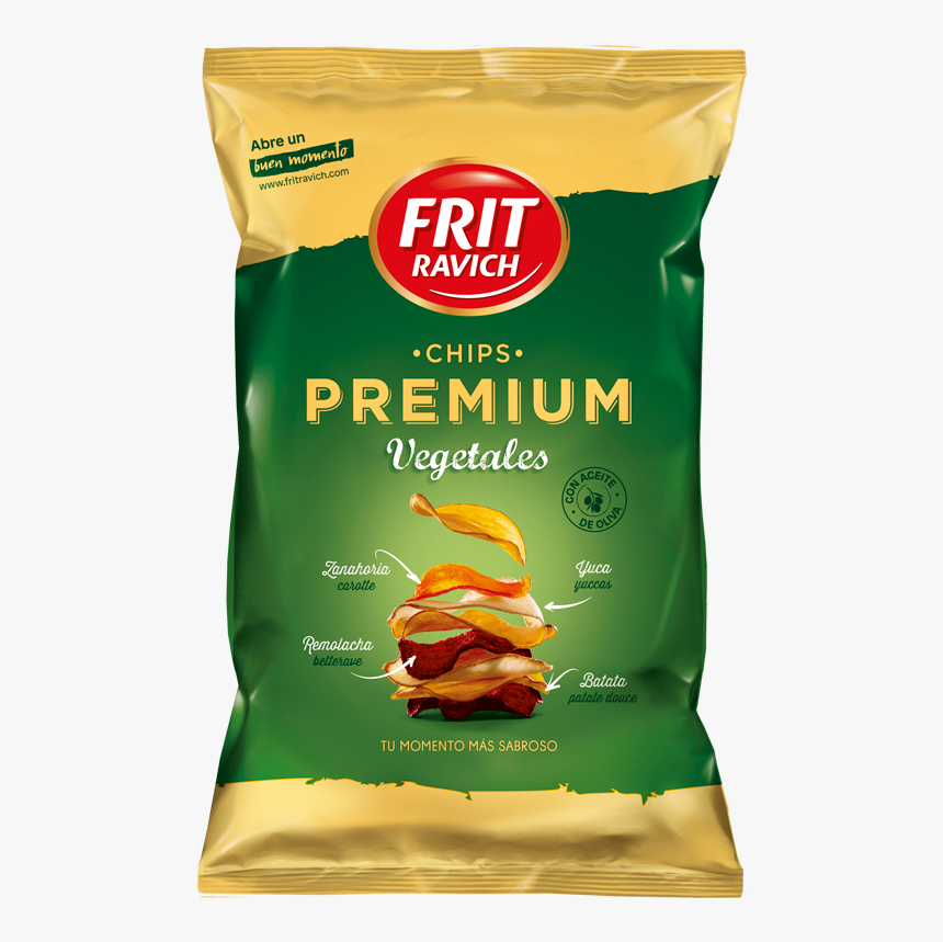 Bolsa De Patatas Chips Premium Vegetales Frit Ravich - Patatas Con Queso De Cabra Y Cebolla Caramelizada, HD Png Download, Free Download