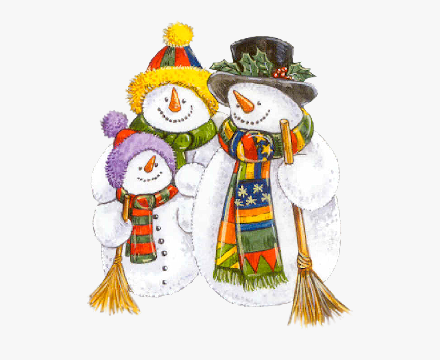 Transparent Nieve Cayendo Png - Illustration Bonhommes De Neige, Png Download, Free Download