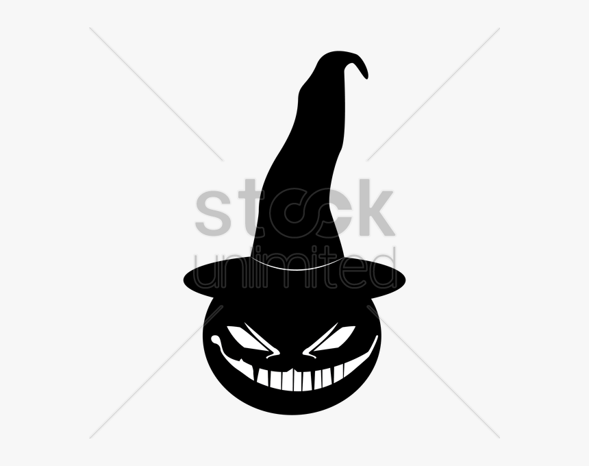 Wicked Pumpkin Clipart The Wicked Witch Of The West - Pumpkin With Witch Hat Silhouette, HD Png Download, Free Download