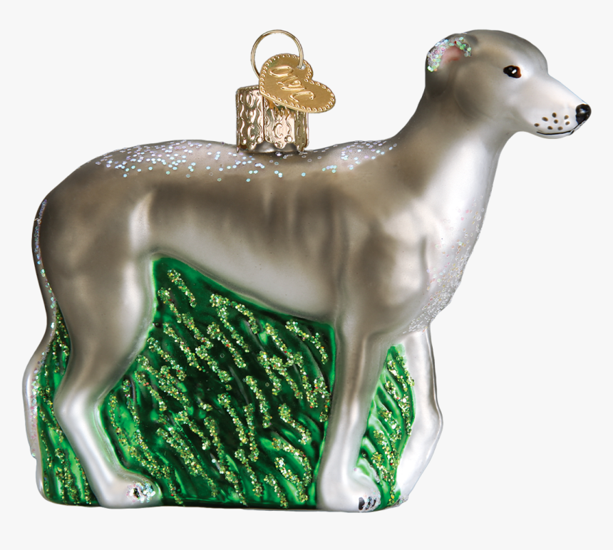 Greyhound Dog Old World Glass Ornament - Old World Christmas, HD Png Download, Free Download