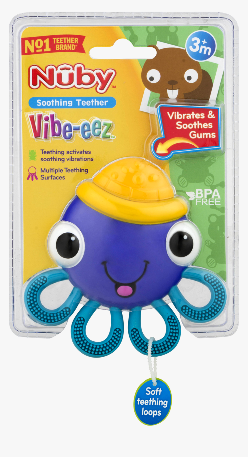 Nuby Vibe Vibrating Teethers, HD Png Download, Free Download
